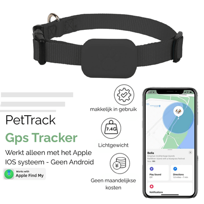 PetTrack Mini GPS Tracker Voor Huisdieren - Altijd Veilig 1