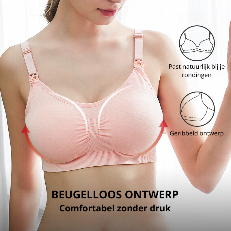 Comfortabele Borstvoedingsbeha – Zacht, Naadloos & Functioneel