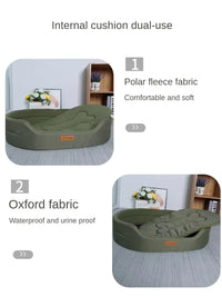 ComfortPlus | Fluffy Dog Bed with Soft Polyester Material | Cozy Sleeping Space for Dogs of All Sizes 6