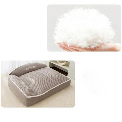 Orthopedische Hondenmand van Traagschuim met Verhoogde Randen – Zacht en Warm voor Optimale Ontspanning - 8