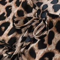 Aria Leopard Print Blouse | Lightweight Fabric with Elegant Button-Down Design | Trendy Animal Print Shirt for Casual & Sophisticated Occasions