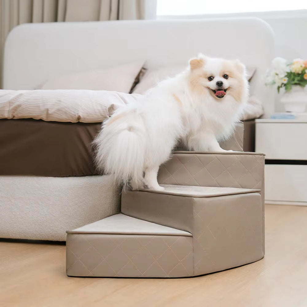 StepEase | Dog Stairs with Non-Slip Design & Water-Resistant Material | Safe Access for Beds and Furniture 4