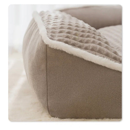 Orthopedische Hondenmand van Traagschuim met Verhoogde Randen – Zacht en Warm voor Optimale Ontspanning - 9