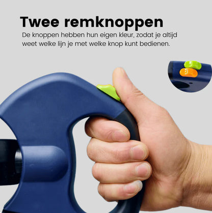 DuoLeash™ l Veilig Wandelen Met Twee Honden 🐾