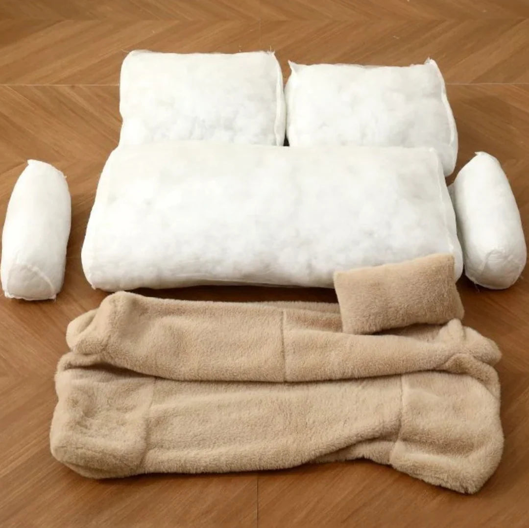 PawLounge™ Luxe Huisdieren Sofa – Fluweelzachte Mini-Sofa voor Katten & Honden