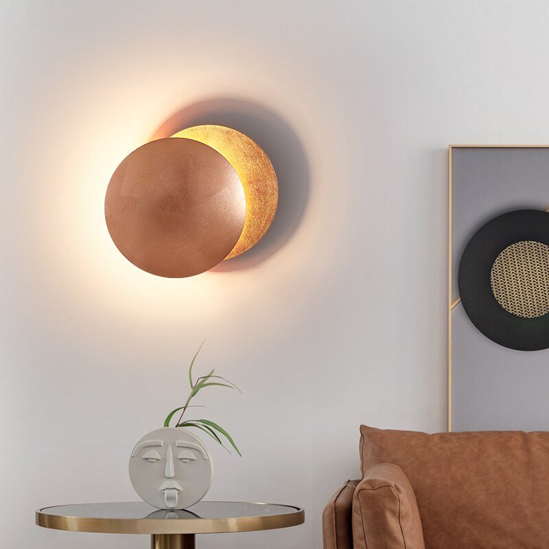 Elegant Home Decor | Modern Wall Light with Unique Rotating Discs | Warm LED Glow for Ambiance 4