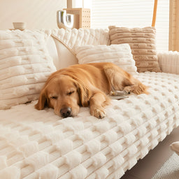 CozySofa | Plush Dog Sofa Protector with Anti-Slip Base | Stylish Cover for Ultimate Comfort 1