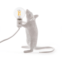 Whimsical Mouse Table Lamp | Unique Resin Design with LED Light | Playful Decor for Cozy Spaces 4