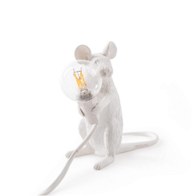 Whimsical Mouse Table Lamp | Unique Resin Design with LED Light | Playful Decor for Cozy Spaces 5