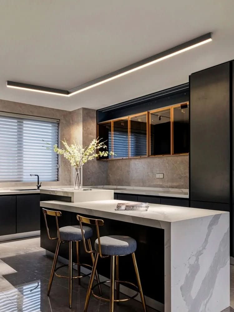 StyleLight | Linear LED Pendant Light with Adjustable Length | Minimalist Design for Modern Spaces 7