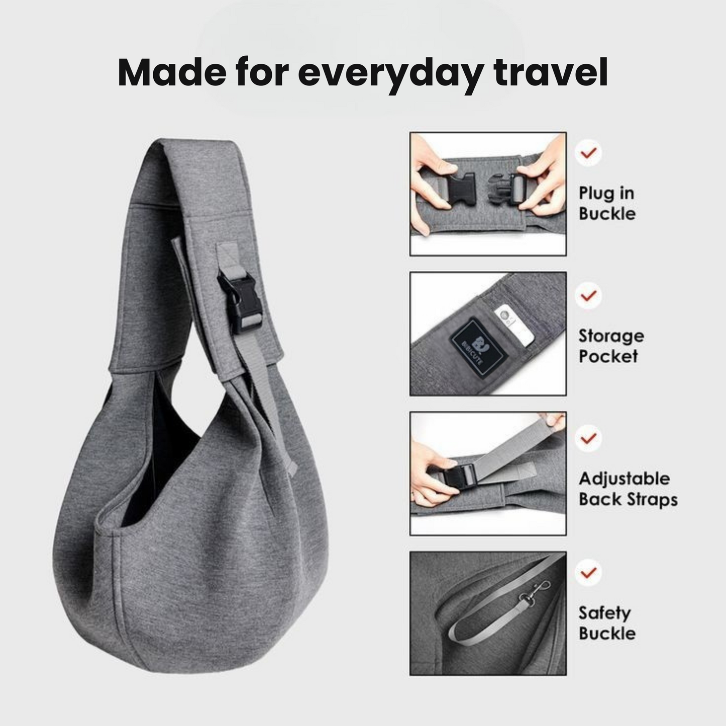 SnugCarry™ | Samen overal naartoe