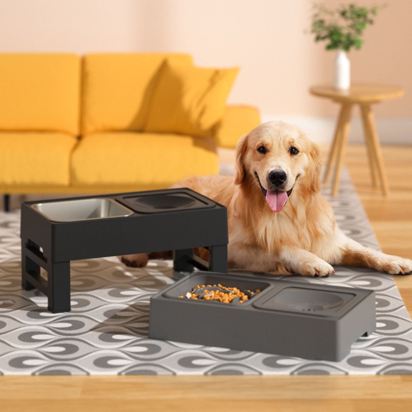 Verstelbare Dierenvoerbak Voor Honden & Katten - Gezond Eten 2