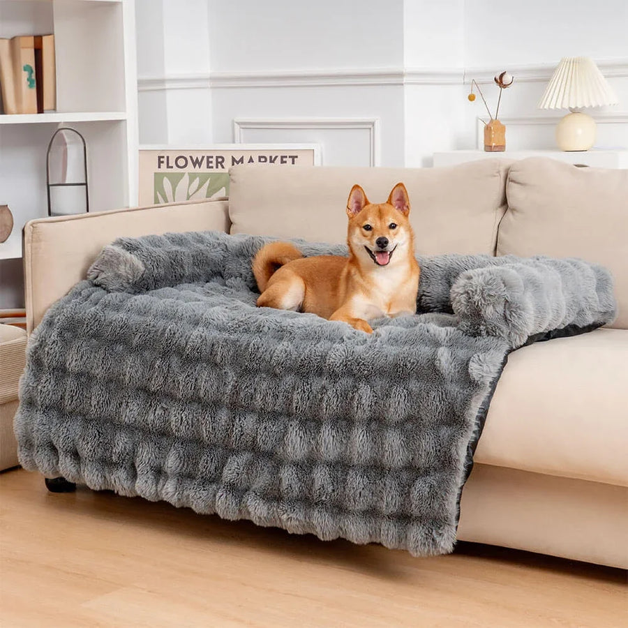 Cozy Collection | Dog Sofa Cover with Ultra-Soft Fabric & Non-Slip Base | Stylish Pet Couch Protector for Comfort 1
