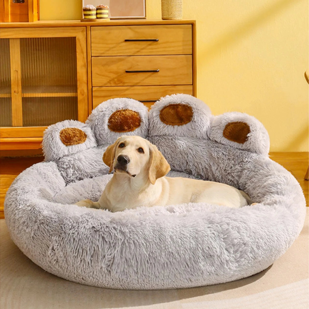 CloudPaw | Orthopedic Dog Bed with Ultra-Soft Plush for Comfort | Stylish Resting Place for Pets 1