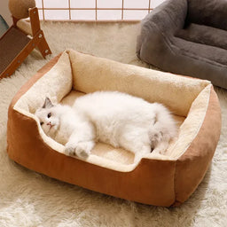 ComfortNest | Orthopedic Pet Bed with Removable Cover | Cozy Design for Joint Relief 1