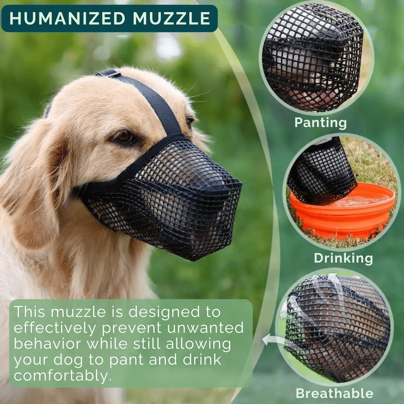 Zachte Muilkorf Voor Honden - Comfort & Veiligheid 1