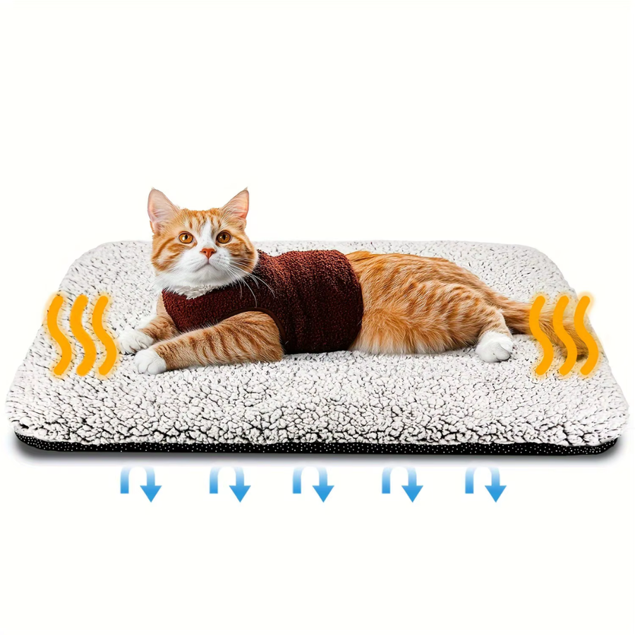 Cozy Pet Bed | Self-Heating Cat & Dog Bed with Anti-Slip Base | Comfortable Resting Spot for All Seasons 1
