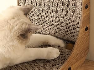 PawGuard™ L-Vorm Kattenkrabber – Voorkomt Krassen op Meubels