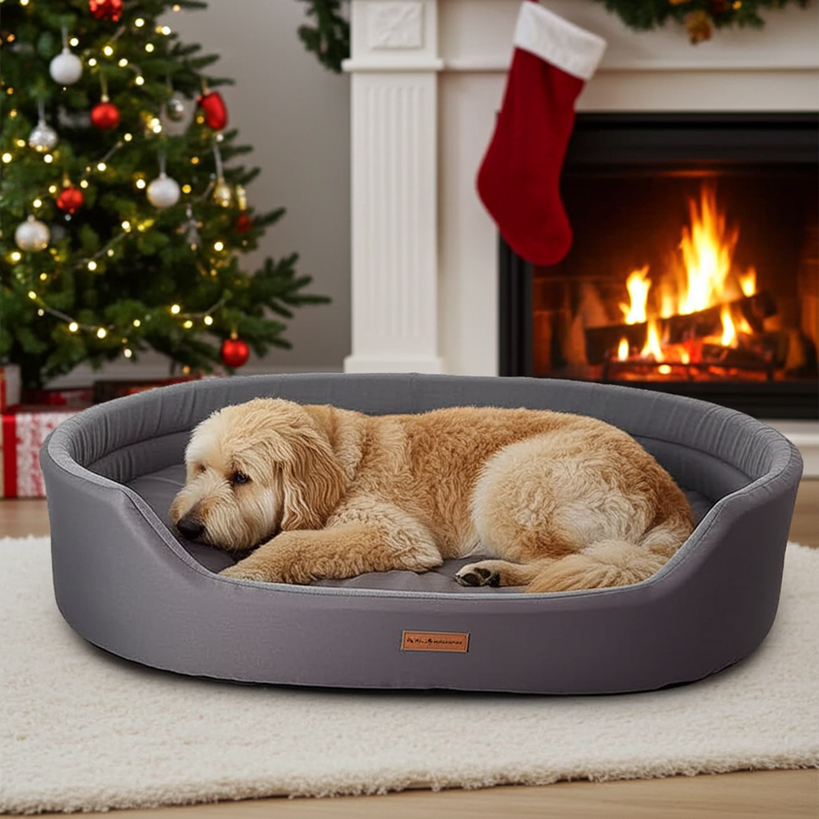 ComfortPlus | Fluffy Dog Bed with Soft Polyester Material | Cozy Sleeping Space for Dogs of All Sizes 1
