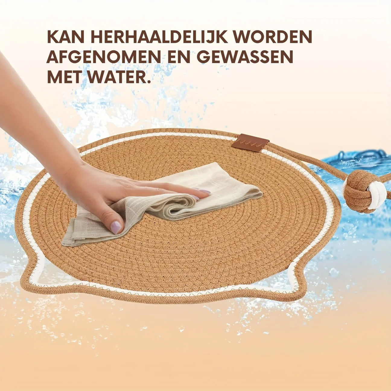 MatGuard™ Katten Krabmat Katoen – Beschermt Je Meubels