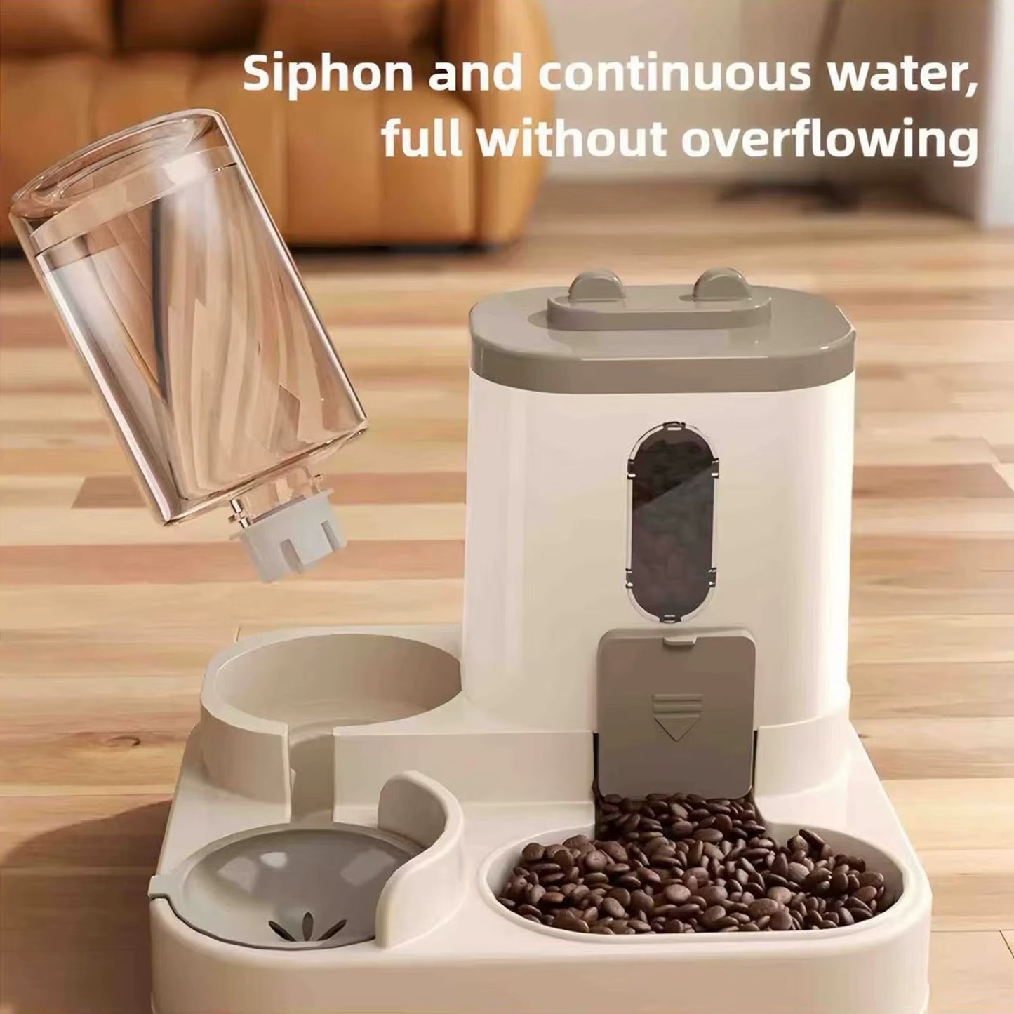 FeedFlow™ Voerbak & Waterdispenser – Altijd Vers Water