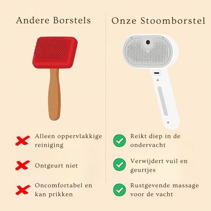 SteamPaw™ l Stoomborstel Voor Een Gezonde, Glanzende Vacht 🐾