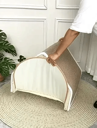 KnusHaus™ Kattenhuis met Sisal Dak – Beschermt Meubels